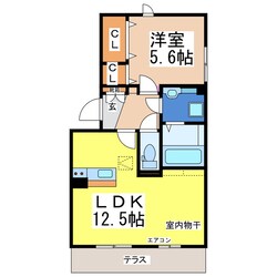 レーヴ新地の物件間取画像